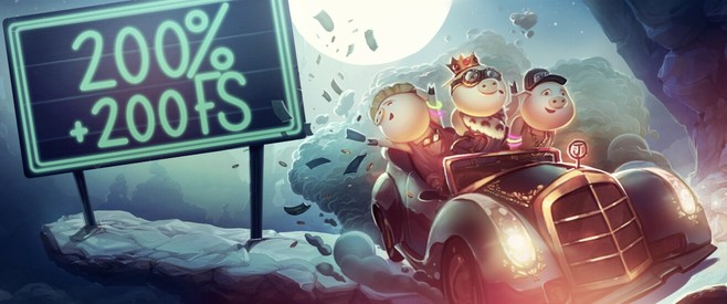 Бонус 200% за депозит от 1000 рублей!